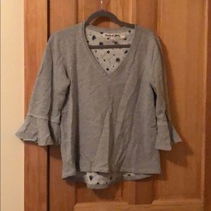Anthropologie gray top. XS
